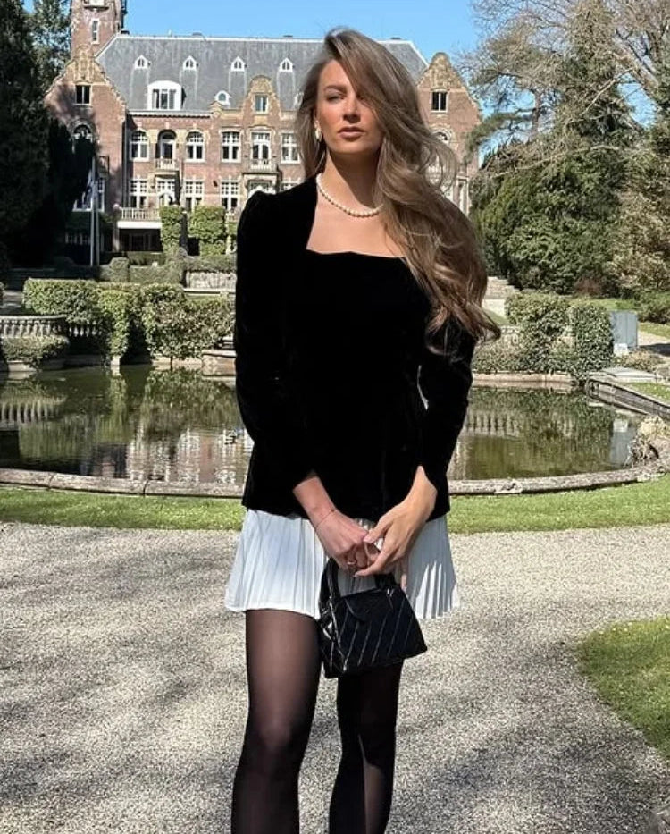 Bellamira Velvet Mini Dress