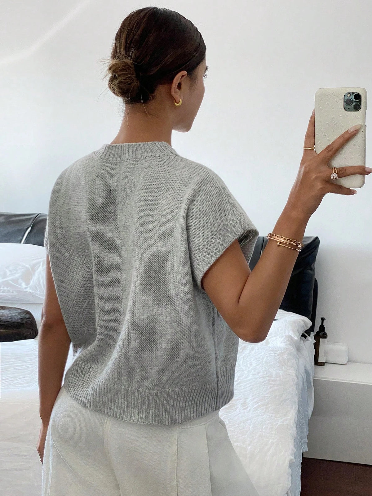 Torino Dropped Shoulder Knit Sweater