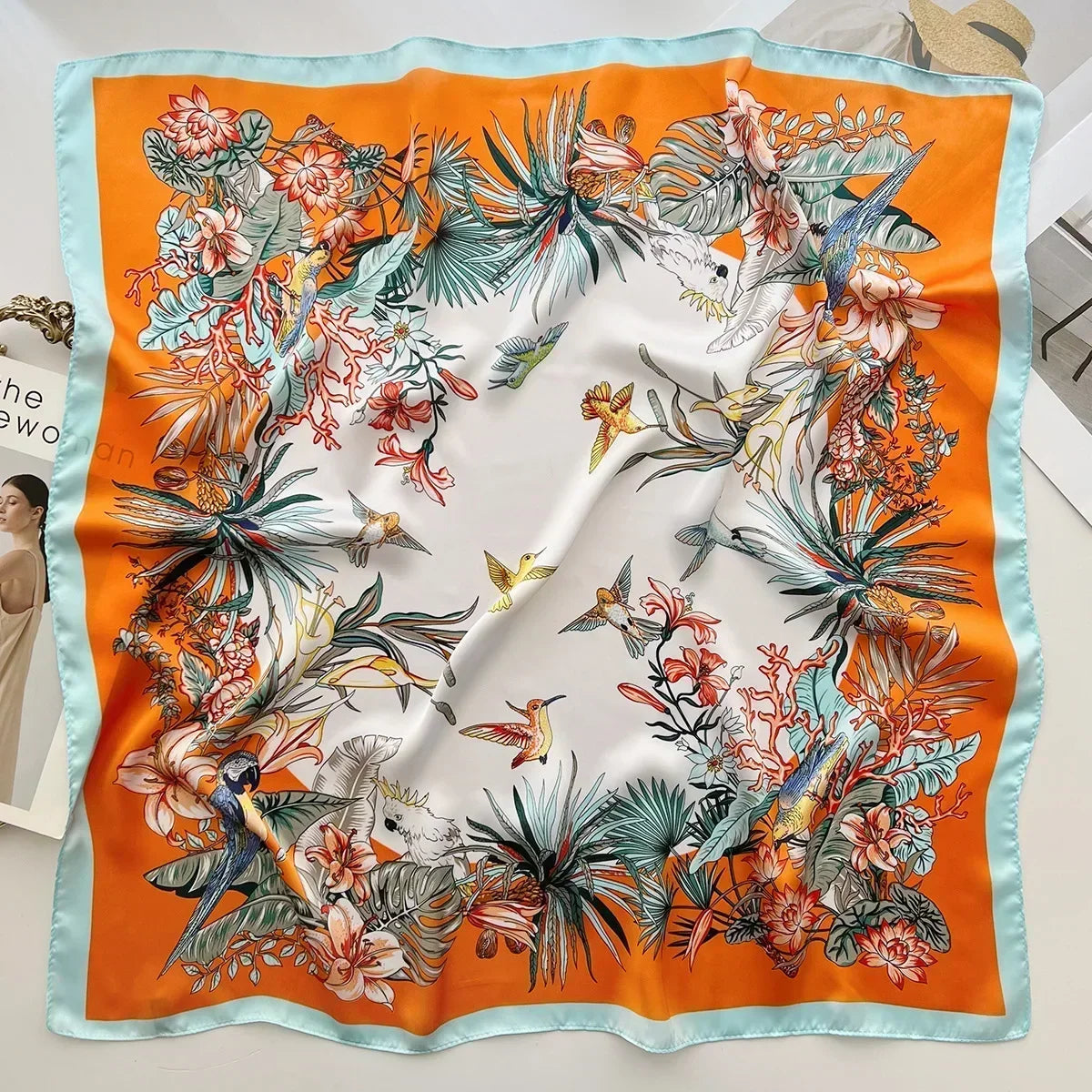 Corvienne Silk Scarf