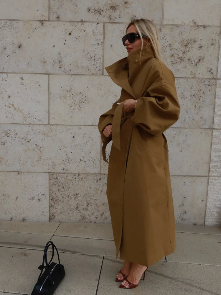 Margot Lace Up Trench Coat