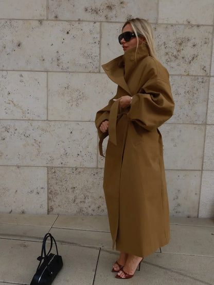 Margot Lace Up Trench Coat