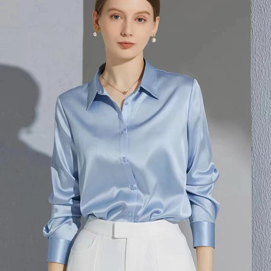 Elise Satin Blouse