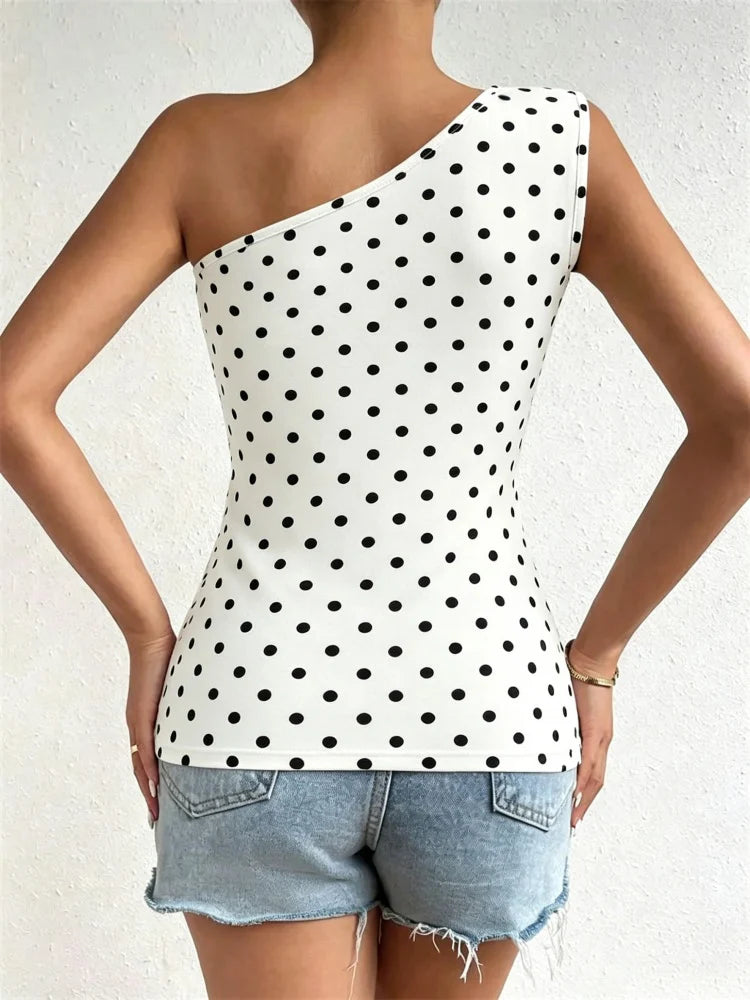 Solène One Shoulder Ruched Top