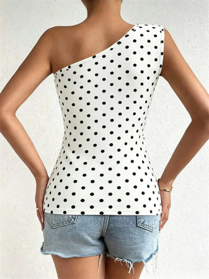 Solène One Shoulder Ruched Top