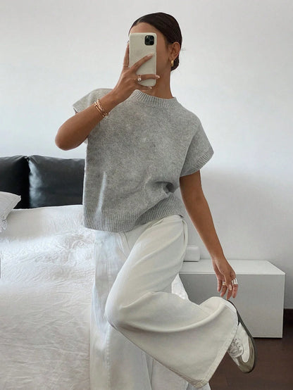 Torino Dropped Shoulder Knit Sweater