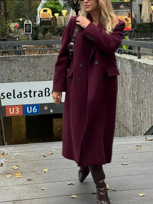 Odette Wool Long Coat