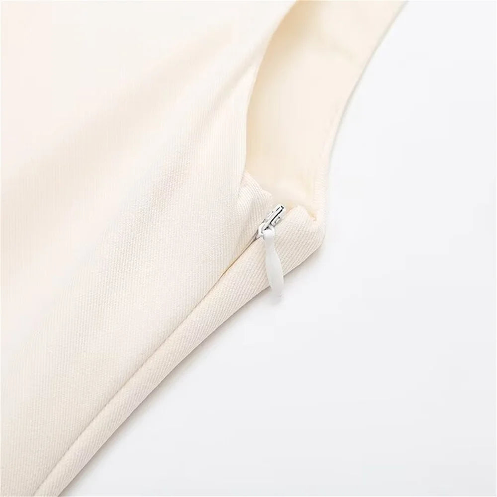 Montelise Ivory Flare Dress