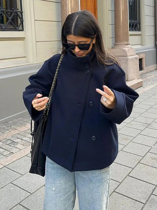 The Émeline High Collar Jacket