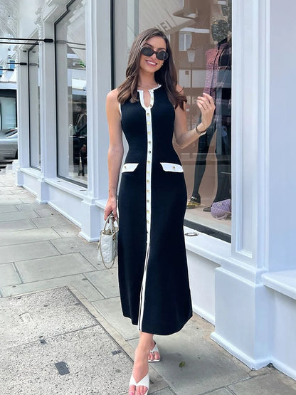 Celine Button Down Knit Dress