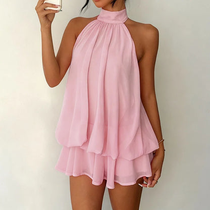 Zorienne Halter Mini Dress
