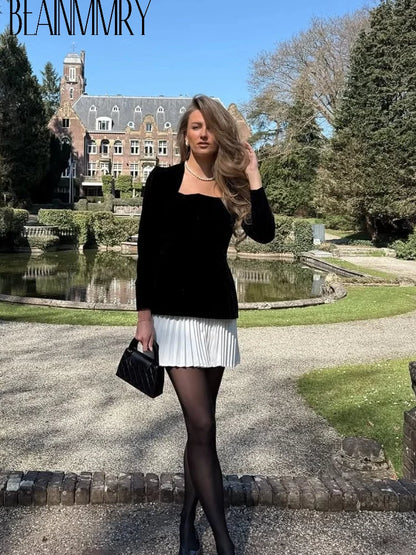 Bellamira Velvet Mini Dress