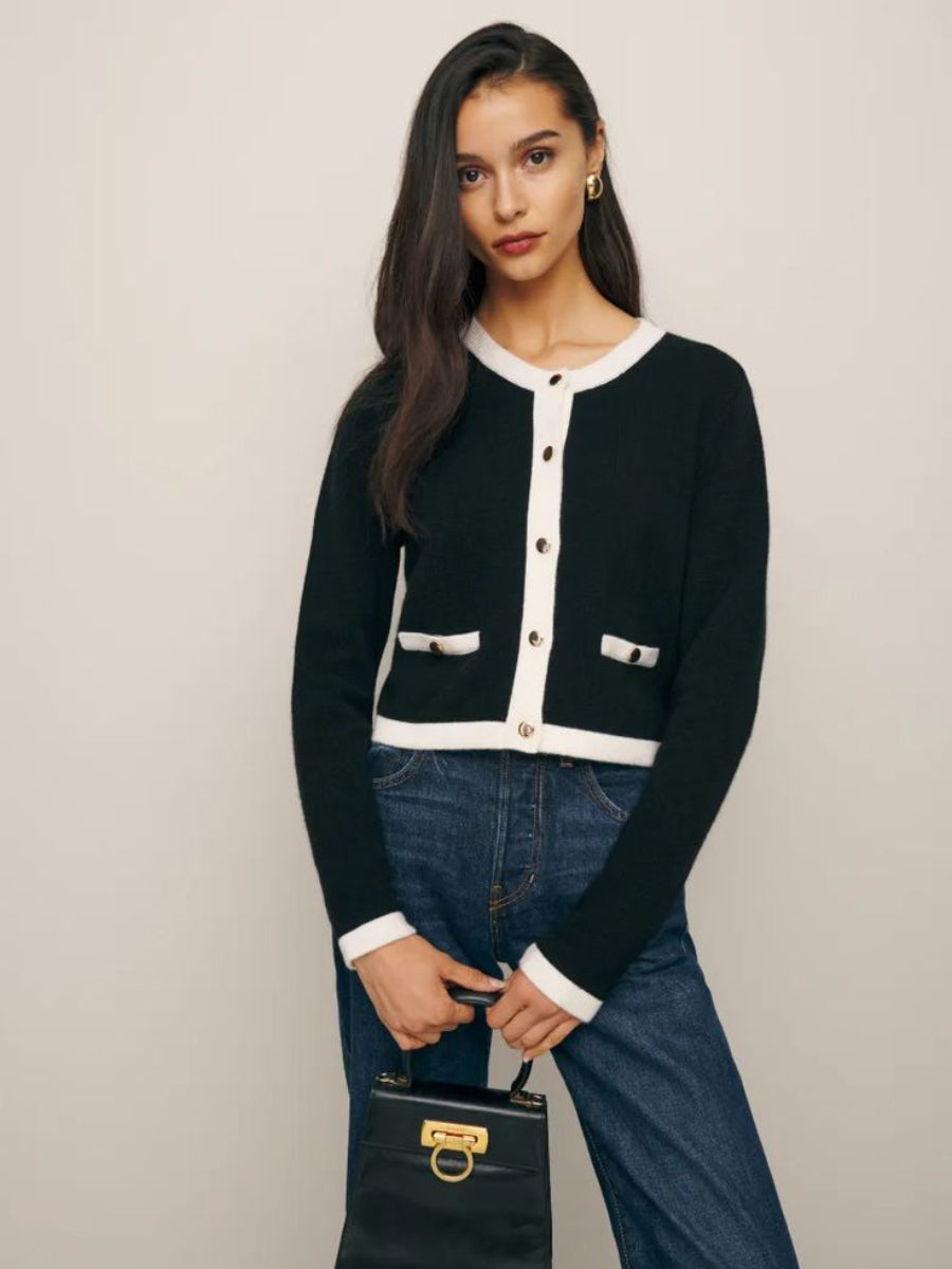 Noirette Contrast Trim Jacket