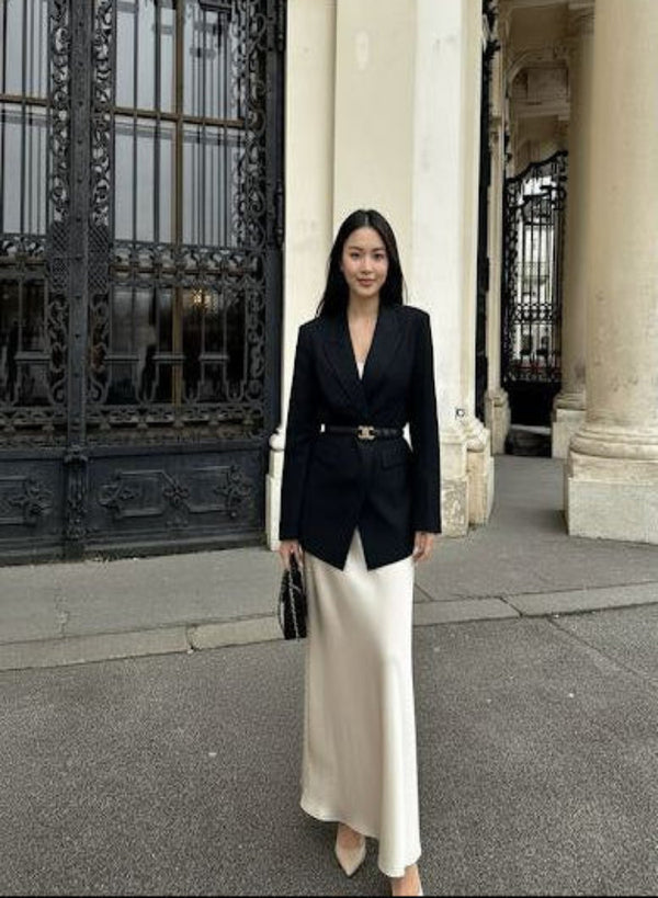 Eloise Satin Maxi Skirt